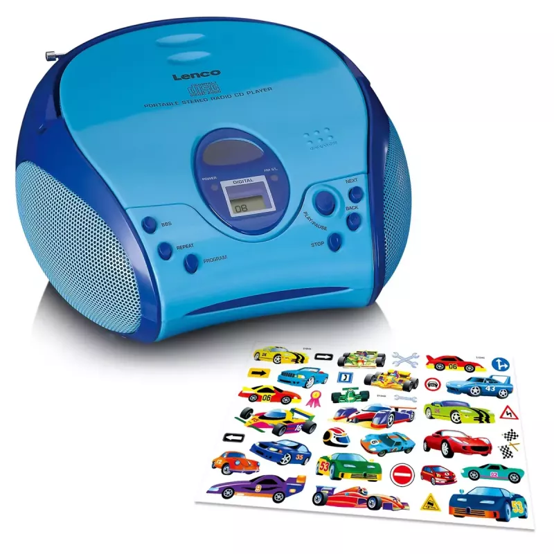 Radio portátil Lenco SCD-24BU Kids FM 4W 60dB