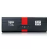 Tocadiscos de accionamiento por correa Lenco TT-110 negro rojo semiautomático