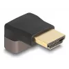 DeLOCK Adaptador HDMI conector macho a conector hembra 90° hacia arriba en ángulo 8K 60 Hz gris Metal
