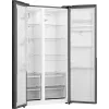 Gorenje Frigorífico Side-by-Side NRS917E41BXWD, independiente, American Door, Negro, 2 puertas, Touch, LED