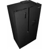 Gorenje Frigorífico Side-by-Side NRS917E41BXWD, independiente, American Door, Negro, 2 puertas, Touch, LED