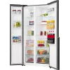 Gorenje Frigorífico Side-by-Side NRS917E41BXWD, independiente, American Door, Negro, 2 puertas, Touch, LED