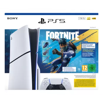 Sony PlayStation 5 - Pack Fortnite Flowering Chaos 1 TB Wi-Fi negro, blanco