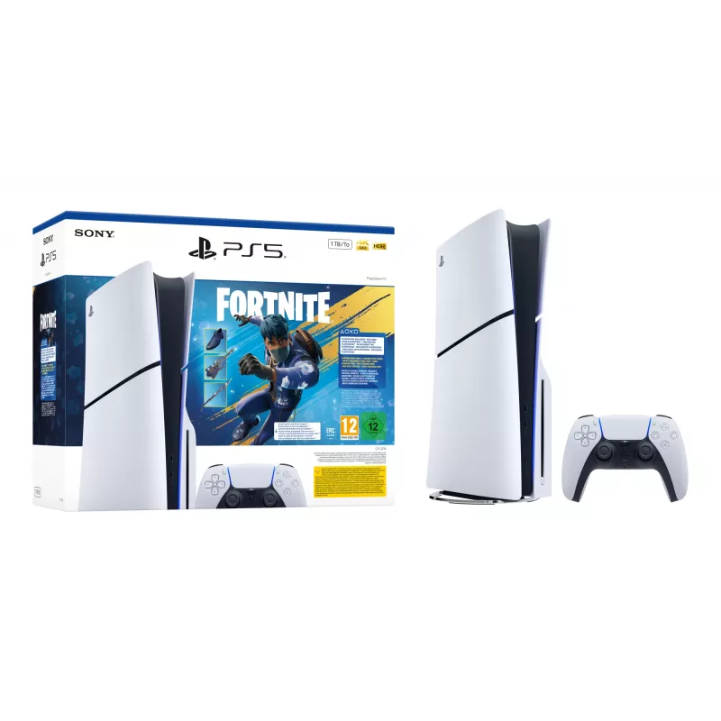 Sony PlayStation 5 - Pack Fortnite Flowering Chaos 1 TB Wi-Fi negro, blanco