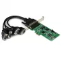 StarTech.com Tarjeta combo serie PCI Express PCIe de 4 puertos - 2 x RS232 2 x RS422 / RS485