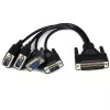 StarTech.com Tarjeta combo serie PCI Express PCIe de 4 puertos - 2 x RS232 2 x RS422 / RS485