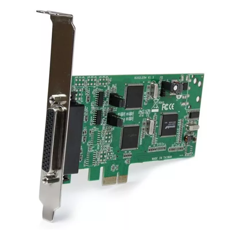 StarTech.com Tarjeta combo serie PCI Express PCIe de 4 puertos - 2 x RS232 2 x RS422 / RS485