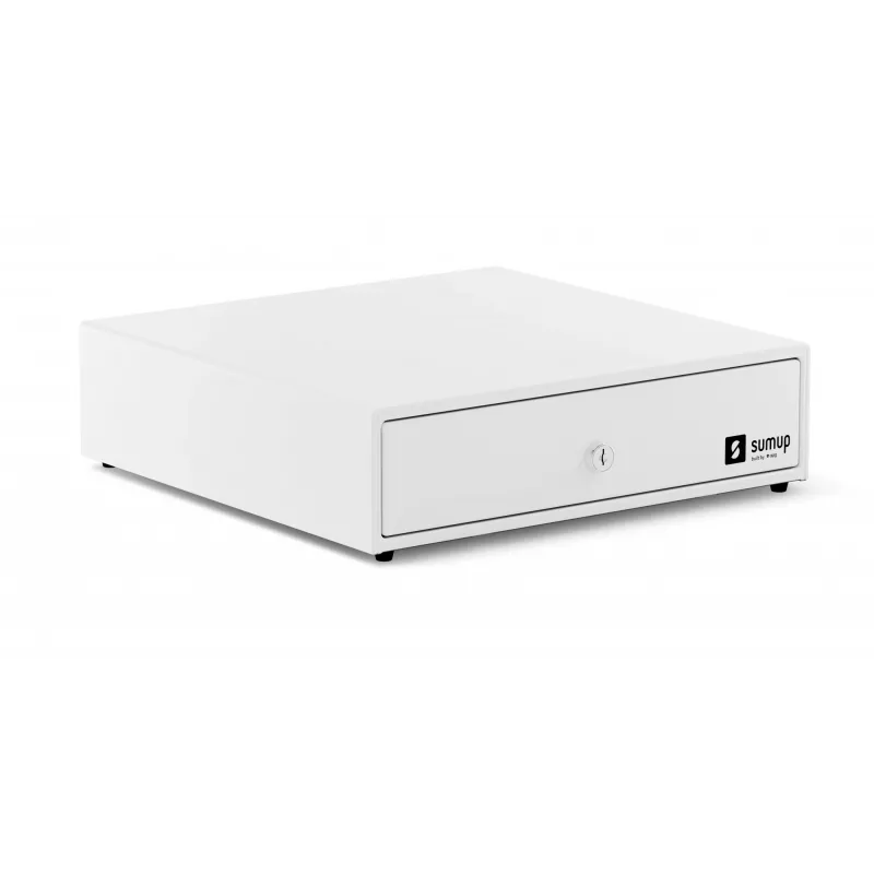 Cajón portamonedas SumUp Cash Drawer — carcasa de plástico y acero, blanco, 330×340×100 mm, 5 kg