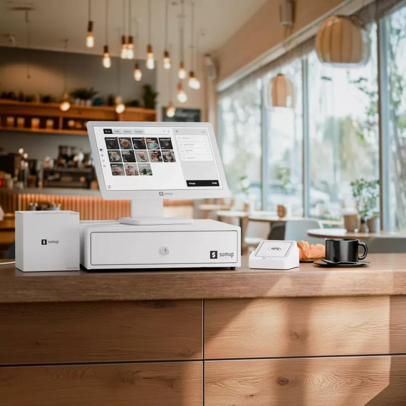Impresora portátil SumUp Receipt Printer – inalámbrica, velocidad de impresión 300 mm/s