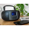 Radio portátil DAB+/FM Lenco SCD-860 con Bluetooth, reproductor de CD, pantalla TFT de 2,4 pulgadas, 2×2W, AUX, batería/red