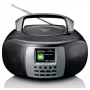 Radio portátil DAB+/FM Lenco SCD-860 con Bluetooth, reproductor de CD, pantalla TFT de 2,4 pulgadas, 2×2W, AUX, batería/red