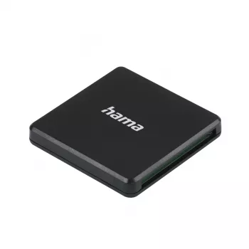 Hama Lector multitarjetas USB 3.0, SD/microSD/CF, negro