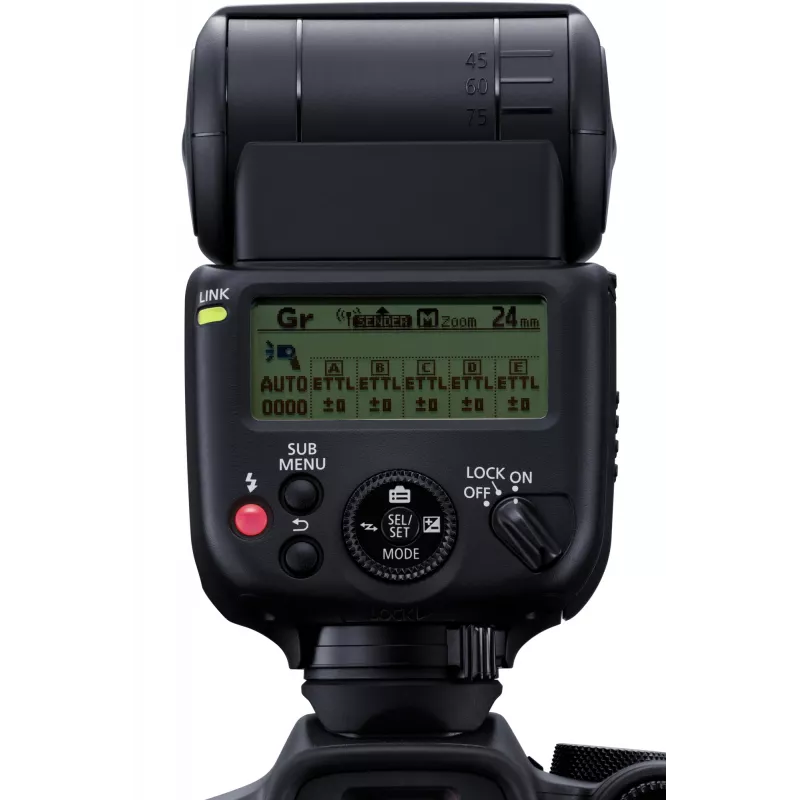 Flash para videocámara Canon Speedlite EL-10 Negro pila AA 287 g