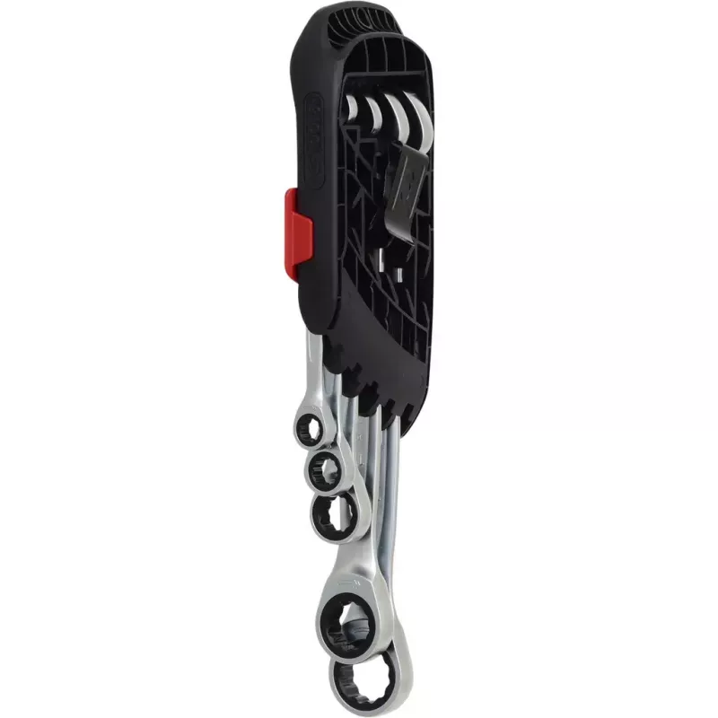 KS Tools DUO GEARplus 503.5205 juego de llaves de estrella con carraca, 5 uds.
