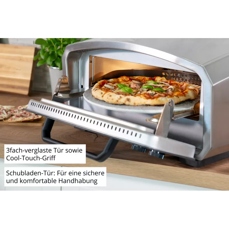 Horno de pizza Unold Enzo 68916 pizzero/horno 1 pizza(s) 2100 W acero inoxidable