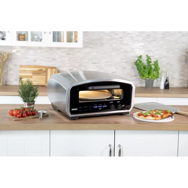 Horno de pizza Unold Enzo 68916 pizzero/horno 1 pizza(s) 2100 W acero inoxidable