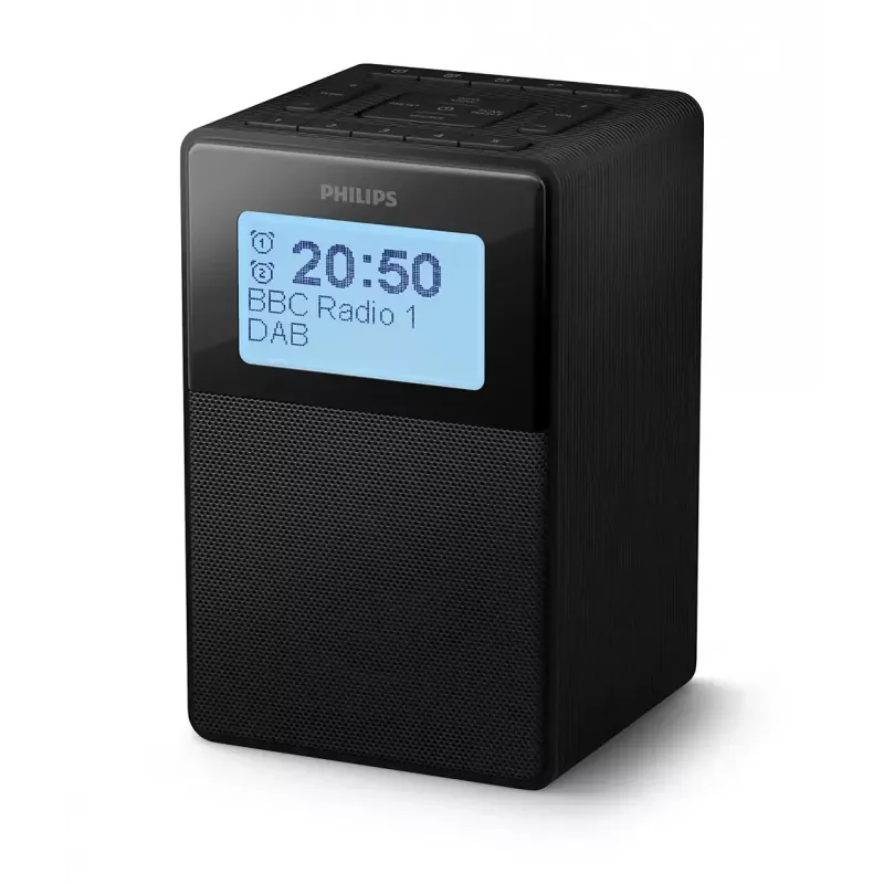 Despertador digital Philips TAR5100/10 negro 12/24h LCD Bluetooth