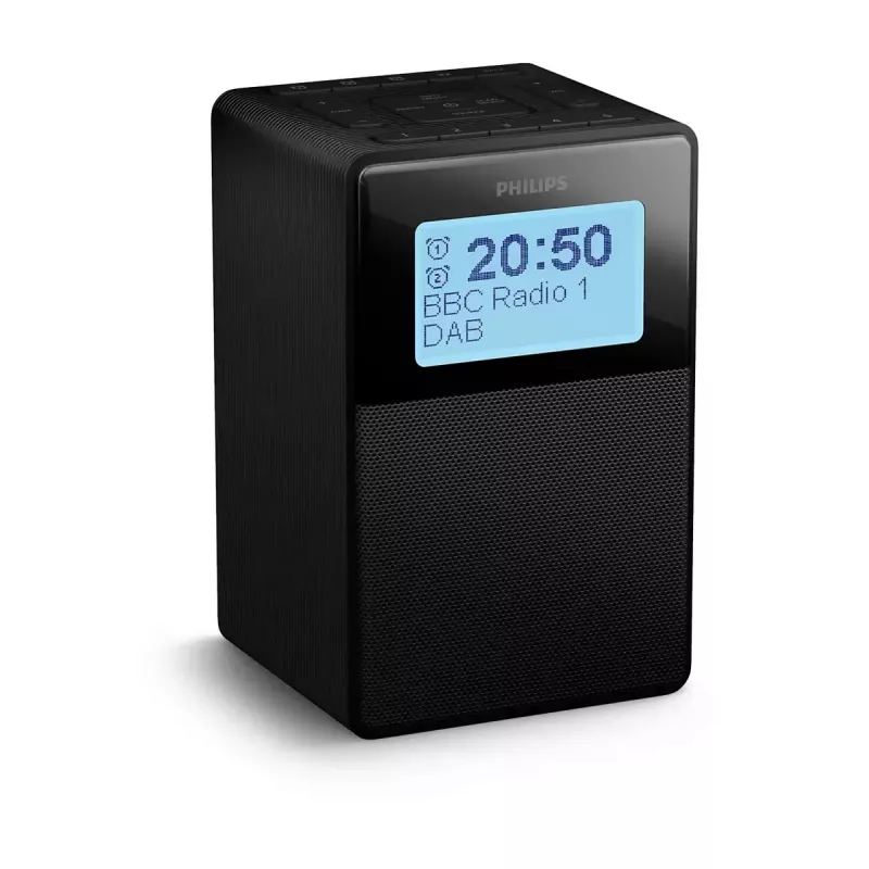 Despertador digital Philips TAR5100/10 negro 12/24h LCD Bluetooth