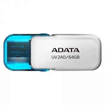 Memoria USB ADATA UV240 64 GB USB Type-A 2.0 Azul, Blanco