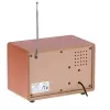 Radio portátil Adler AD 1171 – AM/FM, 10 W RMS, Bluetooth, antena externa, bronce, 290×200×172 mm