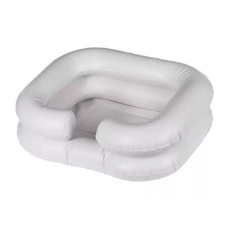 Palangana inflable ActionMed PM100AM — recipiente rectangular de higiene y rehabilitación con bomba, blanco