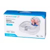 Palangana inflable ActionMed PM100AM — recipiente rectangular de higiene y rehabilitación con bomba, blanco