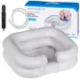 Palangana inflable ActionMed PM100AM — recipiente rectangular de higiene y rehabilitación con bomba, blanco