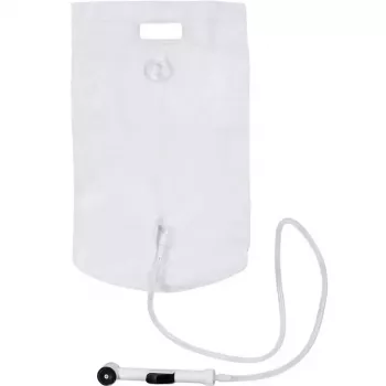 Palangana inflable ActionMed PM200AM — palangana de higiene rectangular portátil, blanca, bomba y tubo incluidos