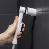 Palangana inflable de lavado ActionMed PM200AM — recipiente de higiene rectangular portátil, blanco, bomba y manguera incluidas