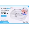 Palangana inflable de lavado ActionMed PM200AM — recipiente de higiene rectangular portátil, blanco, bomba y manguera incluidas