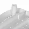 Asiento de baño ActionMed LW400AM 2 en 1 con disco giratorio de transferencia, blanco, resistente a la humedad, asiento ergonómico, orificio para colgar