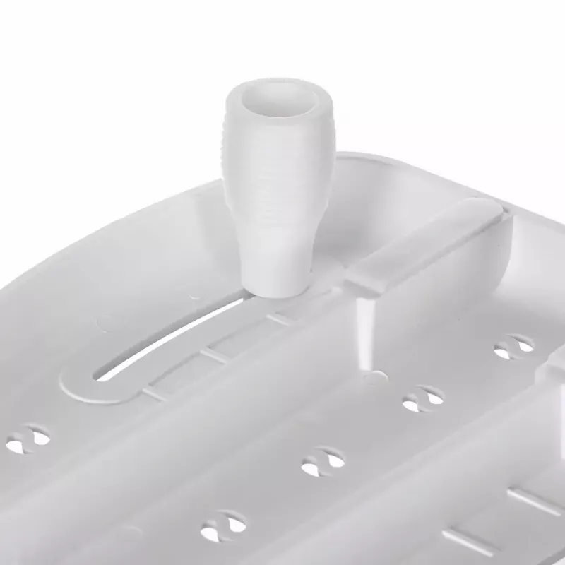 Asiento de baño ActionMed LW400AM 2 en 1 con disco giratorio de transferencia, blanco, resistente a la humedad, asiento ergonómico, orificio para colgar