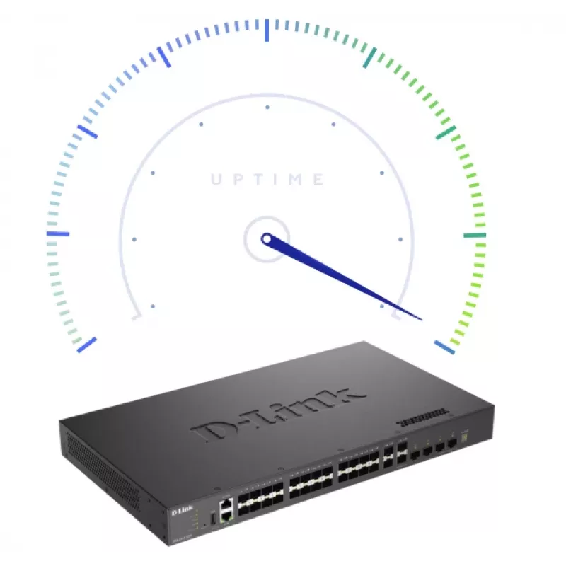 Conmutadores gestionados apilables 10 Gigabit Layer 3 D-Link, Gestionado, L3, Dúplex completo, Montaje en rack