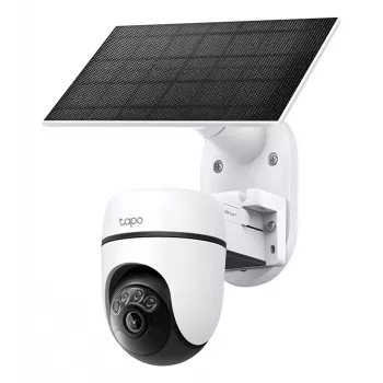 TP-Link Tapo Kit Cámara de Seguridad con Panel Solar y Giro/Inclinación