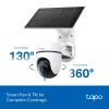 TP-Link Tapo Kit Cámara de Seguridad con Panel Solar y Giro/Inclinación