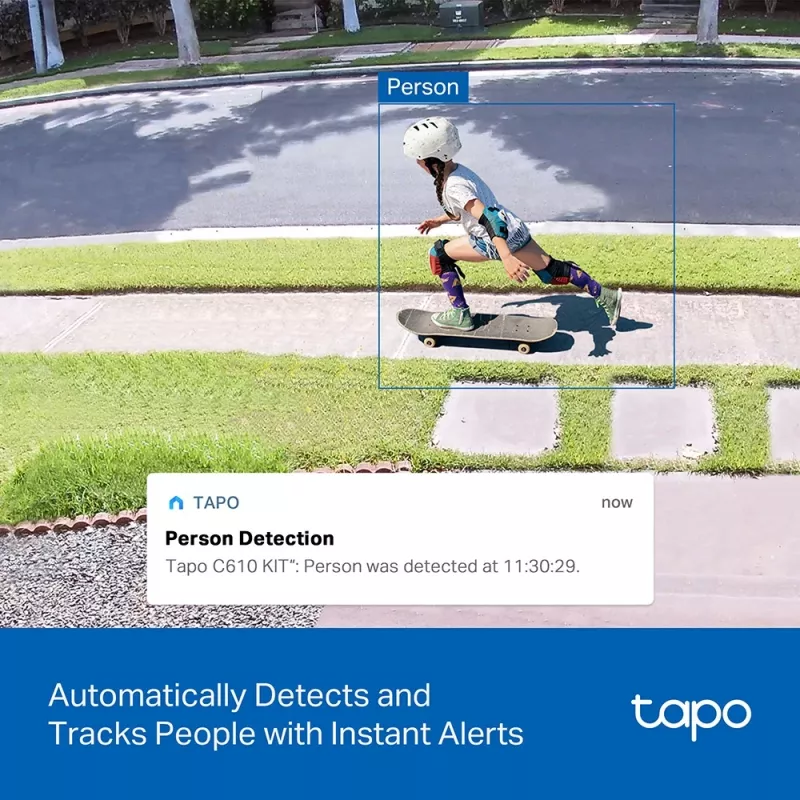 TP-Link Tapo Kit Cámara de Seguridad con Panel Solar y Giro/Inclinación