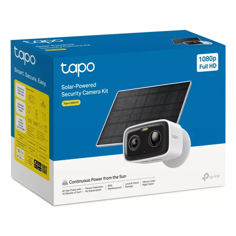 TP-Link Tapo C400 KIT Cámara de Vigilancia IP Exterior 1920 x 1080 Píxeles Pared