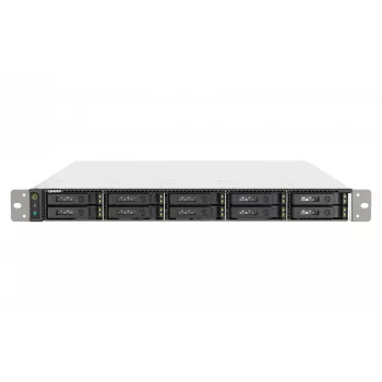 QNAP TS-h1090FU NAS Rack (1U) EPYC 7302P 128 GB DDR4 0 TB QuTS hero Black, Gris
