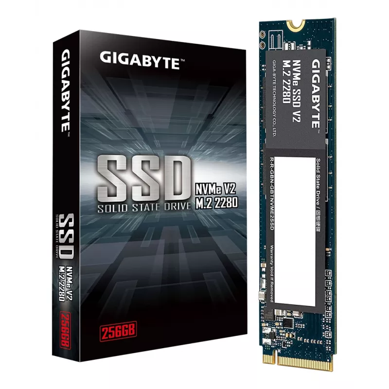 GIGABYTE G3NVMEV2256G Unidad de Estado Sólido Interna 256 GB M.2 PCI Express 3.0 NVMe 3D TLC NAND