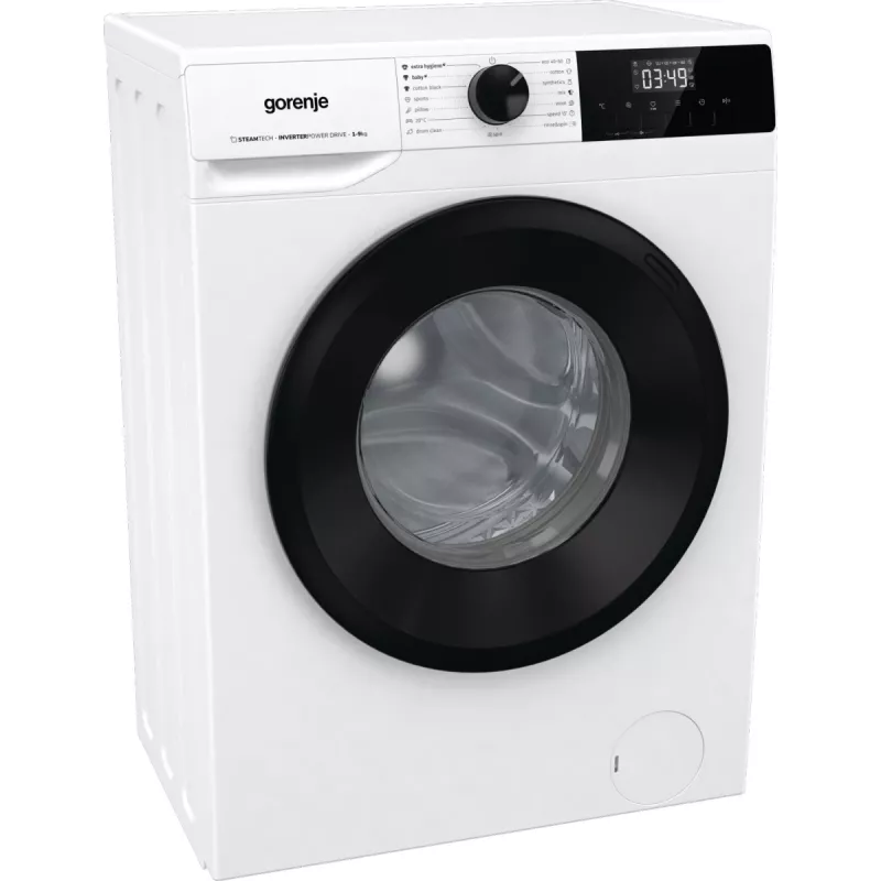 Gorenje Lavadora WNHPI94A1PS BK070, Carga Frontal, 9 kg, B, 75 dB, 1400 rpm, A