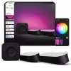 Philips Hue Play Light Bars Kit de Inicio – 2 Play Light Bars + Hue Bridge Pro, Bluetooth, Negro, Conector Type-C