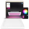 Philips Surimu Square Panel, Lámpara de Techo Inteligente, Bluetooth/Zigbee, Blanco, Aluminio, Multi, 2000 K