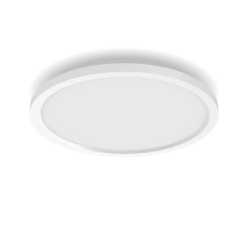 Philips Surimu Round Panel, Lámpara de Techo Inteligente, Bluetooth/Zigbee, Blanco, Aluminio, Multi, 2000 K