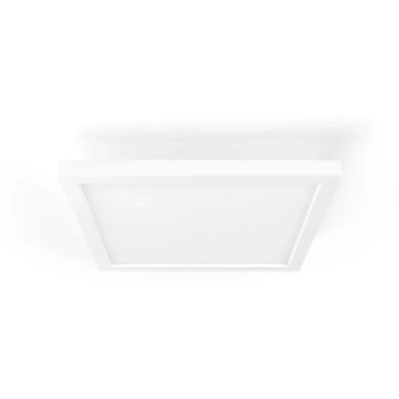 Philips Aurelle Square Panel Light, Lámpara de Techo Inteligente, Bluetooth/Zigbee, Blanco, LED, Aluminio, Variable