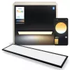 Lámpara de Techo Inteligente Signify Philips Aurelle Rectangle Panel — Bluetooth/Zigbee, 1200×300×48 mm, Negro