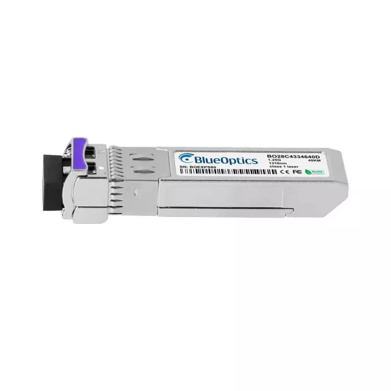 Transceptor de fibra óptica SFP BlueOptics 3HE08314BA-BO, interfaz cSFP, 1250 Mbit/s, plateado