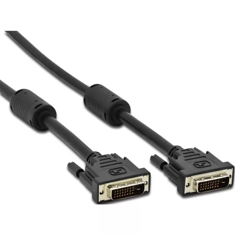 Techly Cable DVI digital Dual Link (DVI-D) con ferrita 20 m ICOC DVI-8120F