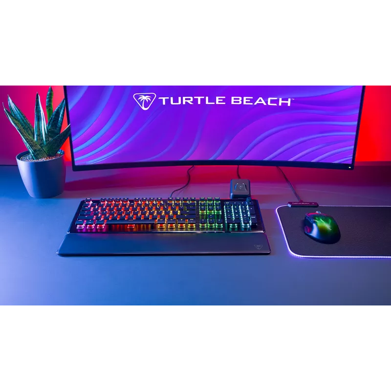 Teclado gaming Turtle Beach Vulcan II USB QWERTZ alemán negro