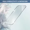 Cellularline Fortified Xtreme Glass - iPhone 16 vidrio templado ultrarresistente con bordes reforzados, fácil de instalar y extremadamente resistente