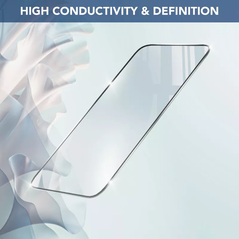 Cellularline Fortified Xtreme Glass - iPhone 16 vidrio templado ultrarresistente con bordes reforzados, fácil de instalar y extremadamente resistente